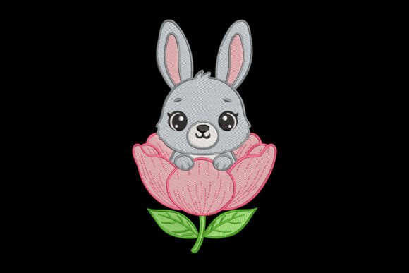 Rabbit in Flowers: Seasonal Embroidery Review