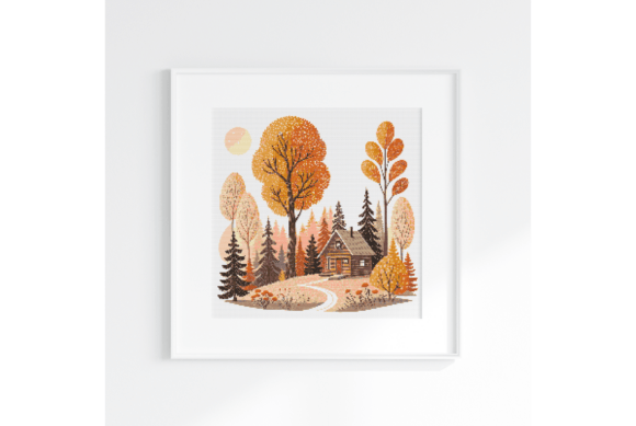 Woodland Cottage Cross Stitch